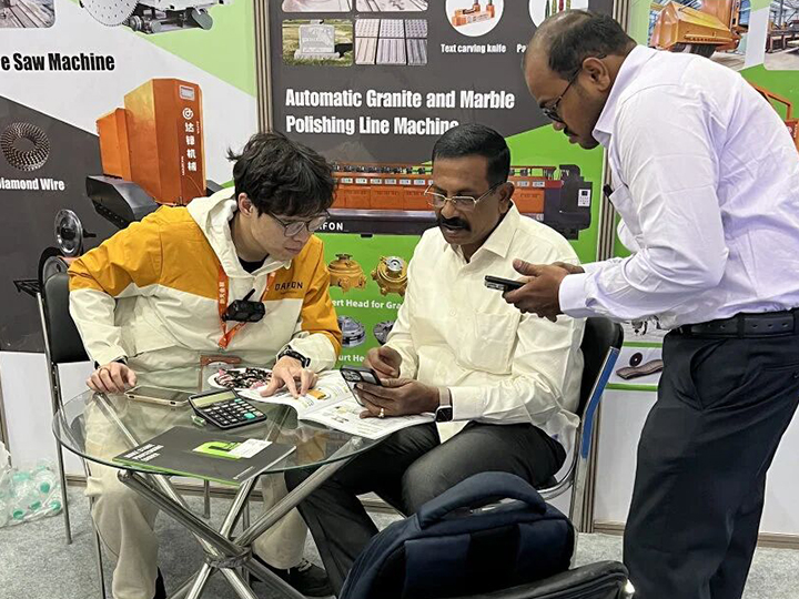 展會回顧(gù)I9I电影制作厂機(jī)械印度齋普爾國際石材展圓滿收官!
